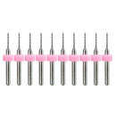 Drillpro DB-P3 10pcs 1.0mm Carbide Micro PCB Drill Bit CNC Jewelry Rotary Tool For PC Boards