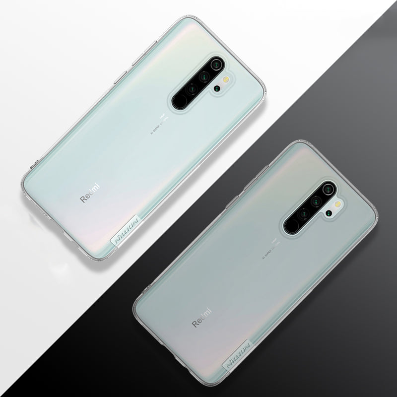 NILLKIN Crystal Clear Transparent Bumpers Shockproof Soft TPU Protective Case for Xiaomi Redmi Note 8 Pro