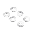 100Pcs M3 M4 304 Stainless Steel Spring Wave Washer Elastic Curved Gasket Pad Assortment Kit