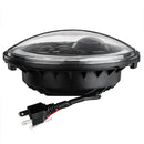 7'' 75W 6000K DRL Amber Halo Angle Eyes Projector LED Round Headlights Hi/Lo Beam Turn signal Light For Harley/Yamaha/Jeep