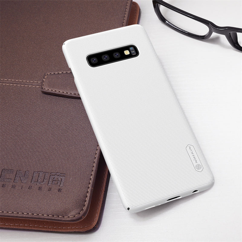NILLKIN Frosted Shockproof Hard PC Back Cover Protective Case for Samsung Galaxy S10+ / Galaxy S10 Plus