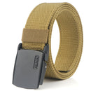 AWMN 120cm x 3.8cm Men Military Tactical Belt Adjustable Nylon Casual Belt Waist Belt With Zinc Alloy Buckle