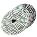 7pcs 5 Inch 50-3000 Grit Diamond Polishing Pad Sanding Disc for Marble Concrete Granite Glass
