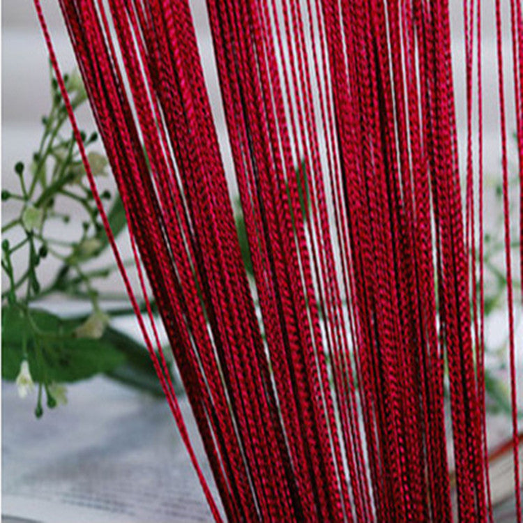 Honana WX-C5 1mx2m String Curtains Door Window Panel Divider Yarn Line Tassel Curtaion Drape Home Decor