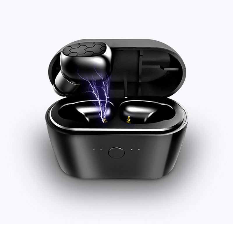 [True Wireless] bluetooth V5.0 TWS Earphone Stereo IPX5 Waterproof Binaural Call Mini Headset Headphones With Mic for Iphone Xiaomi