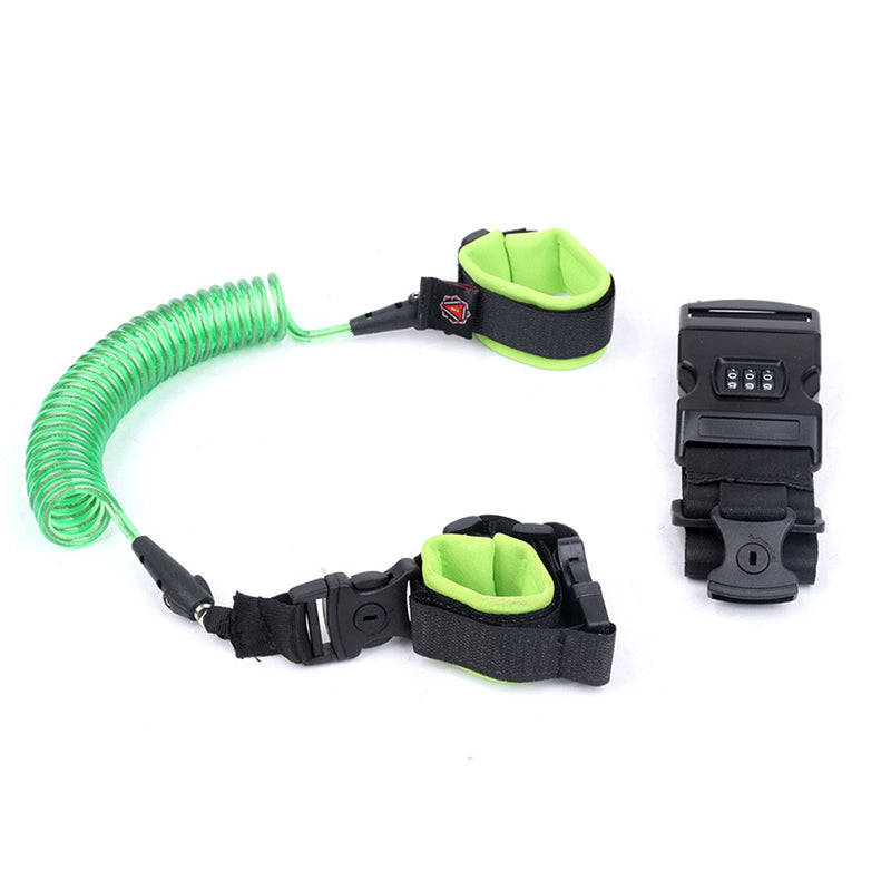2-in-1 Kid Toddler Wrist Waist Link Baby Child Safety Belt Lock Harness Anti Lost Strap Rein