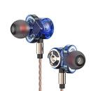 QKZ CK10 Six Dynamic Driver Unit Heavy Bass Music Earphone In-line Control with Mic