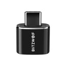 BlitzWolf BW-A4 Mini Type C to USB2.0 OTG Adapter Converter 2 PCS For Macbook Pro iPad Pro Xiaomi Mi 8 Pocophone F1