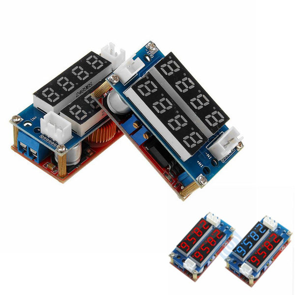 5A CC CV Step Down Digital Adjustable Receiver Charge Module With LED Display Blue/Red