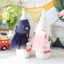Cute Fox Dog Princess Party Dress Dog Cat Pet Skirt Dress Soft Cotton Summer Small Dog Dresses