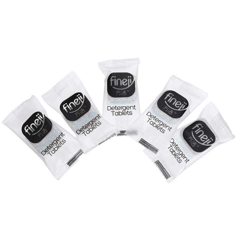 10Pcs Dish Washer Detergent Concentrated Rinse Block Power Dish Tabs Cleaning