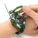2Pcs 7 In 1 Kids Children Toys Walkie Talkie Girls Boys Watches Interphone Outdoor Games Green Lights Mic