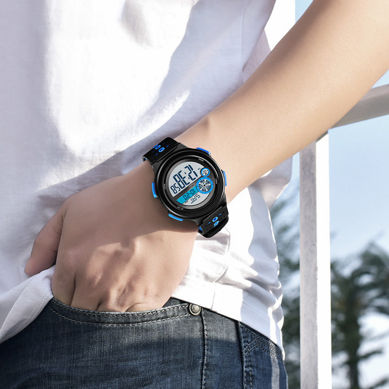 SKMEI 1374 Luminous Display 50M Waterproof Digital Watch Men Fashion Stopwatch Countdown Sport Watch