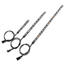 5050 LED Flashing Strip Light RGB 15 Color 12 Strips Glow Neon Wireless Remote Motorcycle