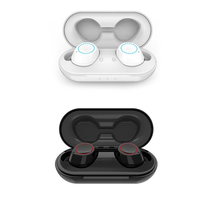 Bakeey TWS Wireless bluetooth 5.0 Earphone Mini Invisible Auto Pairing Bilateral Call Stereo Headphone with Charging Box