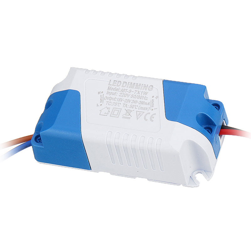 5pcs 6W 7W LED Non Isolated Modulation Light External Driver Power Supply AC110/220V Constant Current Thyristor Dimming Module
