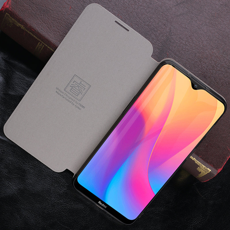 Mofi Xiaomi Redmi 8A Flip Full Body Shockproof PU Leather + Silicone Protective Case