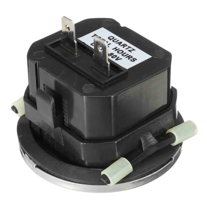 DC 10-80V Engine Round Hour Meter Hour Meter Gauge ATV Boat Vehicle