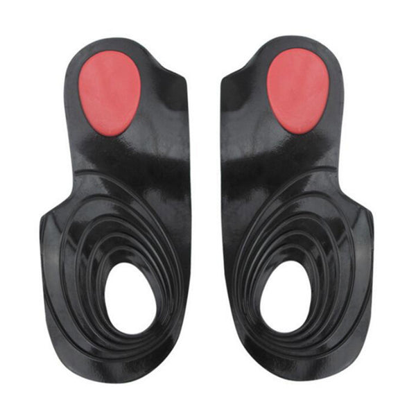 Adult Silicone O-type X-shaped Correction Heel Pad Insole Flatfoot Arch Support Adjustment