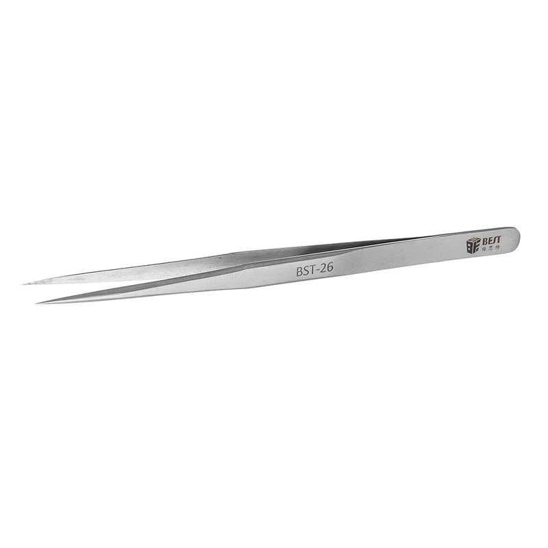 BEST BST-26 High-end Precision Tweezer Anti-skid Plus Hard High Toughness Straight Tweezers
