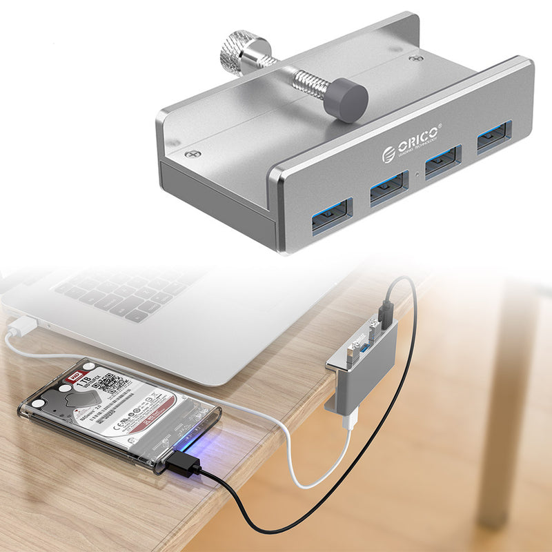 ORICO USB 3.0 USB Hub Adapter With 4 USB 3.0 Ports Clip Design For Smart Phone Tablet PC Laptop Desktop PC