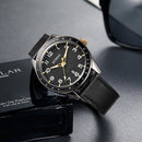 RUIMAS 573 Fashion Men Watch 3ATM Waterproof Luminous Date Display Leather Strap Quartz Watch