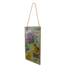 Rustic Wooden Chicken Floral Easter Door Wall Hanger Memorial Jesus Resurrection Directional Sign