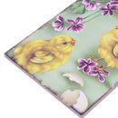 Rustic Wooden Chicken Floral Easter Door Wall Hanger Memorial Jesus Resurrection Directional Sign