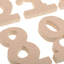 Natural Wood Table Numbers 1-10 Set for Rustic Wedding Baby Shower Decor Freestanding