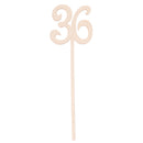 Wooden Table Numbers 30 to 40 French Font Wedding Birthday Party Table Decor