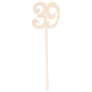 Wooden Table Numbers 30 to 40 French Font Wedding Birthday Party Table Decor