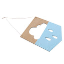 Rustic Wooden Hanging Sign Wall Plaque Gift Craft for Kid Room