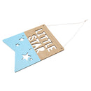 Little Star Rustic Wood Hanging Sign Wall Plaque Gift Craft for Kid Room