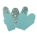 Magicdeal Flower Triangle Style Chocolate Boxes Wedding Party Favors Pack Of 50PCS