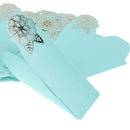 Magicdeal Flower Triangle Style Chocolate Boxes Wedding Party Favors Pack Of 50PCS