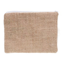 Country Bridesmaids Burlap Lace Flower Clutch Gift Evening Party WomenÂ’s Makeup Bag