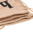 2pcs Burlap his hers Dollar Dance Bags Drawstring Bag Wedding Gift Bags