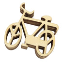Pack of 10 Pieces Handcraft Bicycle Shape Wood Crafts Embellishment Scrapbooking DIY