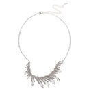 Clear Crystal Earrings Necklace Set Bridal Party Gift
