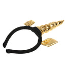 Gold Unicorn Horn Headband Fancy Dress Costume Adults Hen Party Accessory