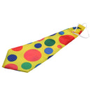 Clown Jester Jokers Jumbo Polka Dots Necktie Tie Party Carnival Dress Up Costume