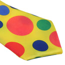 Clown Jester Jokers Jumbo Polka Dots Necktie Tie Party Carnival Dress Up Costume