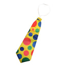 Clown Jester Jokers Jumbo Polka Dots Necktie Tie Party Carnival Dress Up Costume