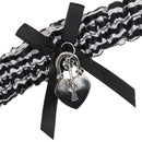 Convict Cutie Black White Garter Prisoner Lock Key Sexy Fancy Dress Costume