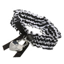 Convict Cutie Black White Garter Prisoner Lock Key Sexy Fancy Dress Costume