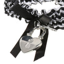 Convict Cutie Black White Garter Prisoner Lock Key Sexy Fancy Dress Costume