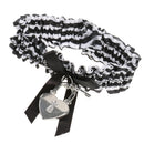 Convict Cutie Black White Garter Prisoner Lock Key Sexy Fancy Dress Costume
