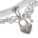 Convict Cutie Jailbird Choker Chain Lock Key Prisoner Women Fancy Dress Costume