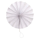 8pcs/Set Glitter Paper Pinwheel Folding Hanging Fan Backdrop Party Decoration