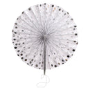 8pcs/Set Glitter Paper Pinwheel Folding Hanging Fan Backdrop Party Decoration